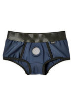 Load image into Gallery viewer, Em.Ex.. Active Harness Wear Fit Harness Boy Shorts - 2x - Blue - Large

