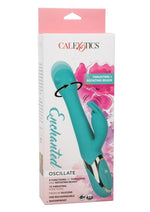 Load image into Gallery viewer, Enchanted Oscillate Rechargeable Silicone Rabbit Vibrator - Blue
