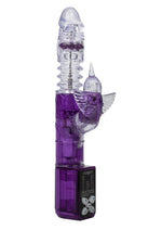 Load image into Gallery viewer, Endless Pleasure Thrusting Beaded Rabbit Vibrator - Purple

