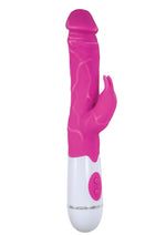Load image into Gallery viewer, Energize Her Bunny Rabbit Massager Dual Motors Silicone Vibrator - Pink
