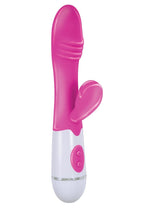 Load image into Gallery viewer, Energize Her Pleasure Rabbit Massager Dual Motors Silicone Vibrator - Pink