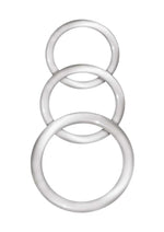 Load image into Gallery viewer, Enhancer Silicone Cock Rings - Clear
