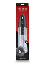 Load image into Gallery viewer, Enlarge Colossus Rechargeable Penis Pump - Black/Clear
