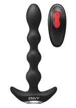 Load image into Gallery viewer, Envy Toys Deep Reach Remote Controlled Rechargeable Silicone Vibrating Anal Beads - Black
