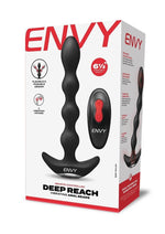 Load image into Gallery viewer, Envy Toys Deep Reach Remote Controlled Rechargeable Silicone Vibrating Anal Beads - Black
