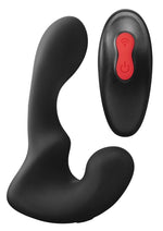 Load image into Gallery viewer, Envy Toys Veer Vibe Remote Controlled Rechargeable Silicone P-Spot Vibrator - Black
