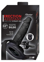 Load image into Gallery viewer, Erection Assistant Hollow Strap-On - Black - 9.5in
