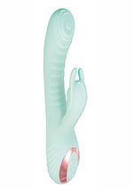Load image into Gallery viewer, Exciter Thumping G-Spot Rechargeable Rabbit Vibrator - Aqua/White