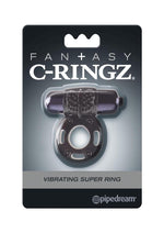 Load image into Gallery viewer, Fantasy C-Ringz Vibrating Super Cock Ring with Bullet - Black

