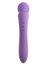 Load image into Gallery viewer, Fantasy For Her Duo Wand Massage Her Silicone Rechargeable Waterproof - Purple
