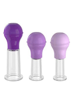 Load image into Gallery viewer, Fantasy For Her Nipple Enhancer Set 3 Size Kit Silicone - Purple
