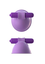 Load image into Gallery viewer, Fantasy For Her Silicone Vibrating Breast Suck-Hers Waterproof - Purple
