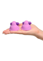 Load image into Gallery viewer, Fantasy For Her Silicone Vibrating Nipple Suck Hers Waterproof - Purple - 2in
