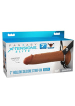 Load image into Gallery viewer, Fantasy X-Tensions Elite Silicone Dual Density Hollow Strap-On - Caramel - 7in
