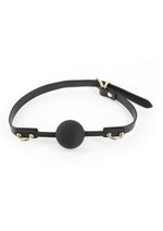Load image into Gallery viewer, Fetish and Fashion Carol Silicone Ball Gag - Black