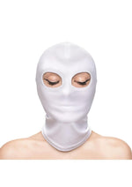 Load image into Gallery viewer, Fetish and Fashion Eyes Hood - White - One Size
