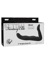Load image into Gallery viewer, Fetish Fantasy Elite Strapless Strap-On Silicone - Black - 8in
