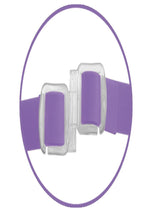 Load image into Gallery viewer, Fetish Fantasy Elite Vibrating Double Delight Strap-On Silicone Waterproof - Purple - 10in
