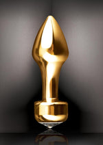 Load image into Gallery viewer, Fetish Fantasy Gold Mini Luv Plug - Gold/Metal - 2.4in