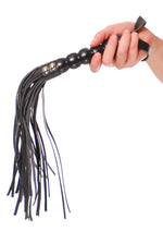 Load image into Gallery viewer, Fetish Fantasy Series Beaded Cat-O-Nine Tails - Black
