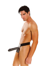 Load image into Gallery viewer, Fetish Fantasy Series Big Daddy Hollow Strap-On Dong - Black - 10in
