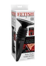 Load image into Gallery viewer, Fetish Fantasy Series Body Dock Rechargeable Thruster - Black