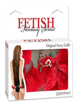 Load image into Gallery viewer, Fetish Fantasy Series Furry Cuffs - Red
