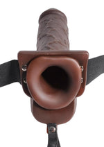 Load image into Gallery viewer, Fetish Fantasy Series Hollow Squirting Strap-On Dildo with Balls and Harness
