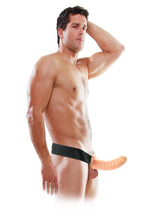 Load image into Gallery viewer, Fetish Fantasy Series Hollow Strap-On Dildo and Adjustable Harness - Vanilla - 8in
