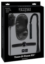 Load image into Gallery viewer, Fetish Fantasy Series Limited Edition Tease-N-Please - Black - 4 Piece Kit
