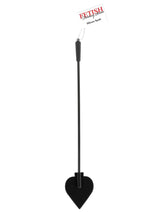 Load image into Gallery viewer, Fetish Fantasy Series Silicone Spade Crop - Black - 28in
