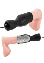 Load image into Gallery viewer, Fetish Fantasy Series Vibrating Head Teazer Sleeve with Bullet and Remote Control
