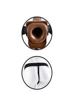 Load image into Gallery viewer, Fetish Fantasy Series Vibrating Hollow Strap-On Dildo with Balls and Harness with Remote Control
