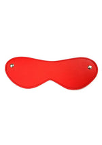 Load image into Gallery viewer, Fetish Play Blindfold Vegan Leather - Red
