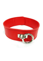 Load image into Gallery viewer, Fetish Play Collar Vegan Leather - Red
