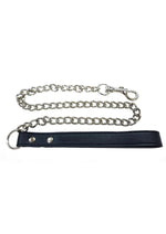 Load image into Gallery viewer, Fetish Play Lead Collar Vegan Leather - Black
