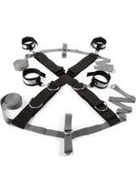 Load image into Gallery viewer, Fifty Shades Of Grey Keep Still Over The Bed Cross Restraint - Silver
