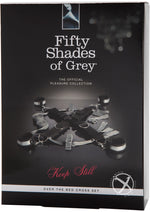 Load image into Gallery viewer, Fifty Shades Of Grey Keep Still Over The Bed Cross Restraint - Silver
