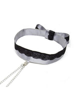 Load image into Gallery viewer, Fifty Shades Of Grey Play Nice Satin and Lace Collar Andamp; Nipple Clamps
