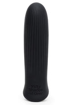 Load image into Gallery viewer, Fifty Shades Of Grey Sensation Rechargeable Silicone Bullet Vibrator - Black
