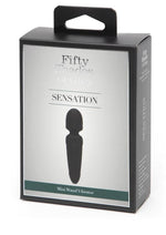 Load image into Gallery viewer, Fifty Shades Of Grey Sensation Rechargeable Silicone Mini Wand Vibrator - Black
