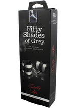 Load image into Gallery viewer, Fifty Shades Of Grey Totally His Soft Handcuffs - Silver
