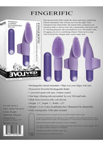 Load image into Gallery viewer, Fingerific Rechargeable Silicone Finger Bullet Vibrator with Clitoral Stimulator
