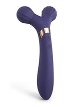 Load image into Gallery viewer, Fireball Rechargeable Silicone Vibrator - Blue/Midnight Indigo
