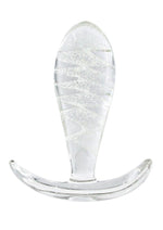 Load image into Gallery viewer, Firefly Ace I Glass Plug Butt Plug - Clear/Glow In The Dark - Small
