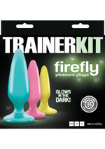 Load image into Gallery viewer, Firefly Pleasure Plug Trainer Kit Butt Plugs - Assorted Colors/Glow In The Dark