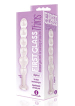 Load image into Gallery viewer, First Glass Thins Elliptical Glass Plug - Clear
