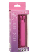 Load image into Gallery viewer, First Time Rechargeable Silicone Flicker Rabbit Vibrator - Pink
