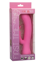 Load image into Gallery viewer, First Time Silicone Rechargeable Bunny Rabbit Vibrator - Pink
