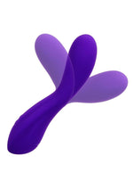 Load image into Gallery viewer, Flex Bend and Hold Rumbler Rechargeable Silicone Vibrator - Purple
